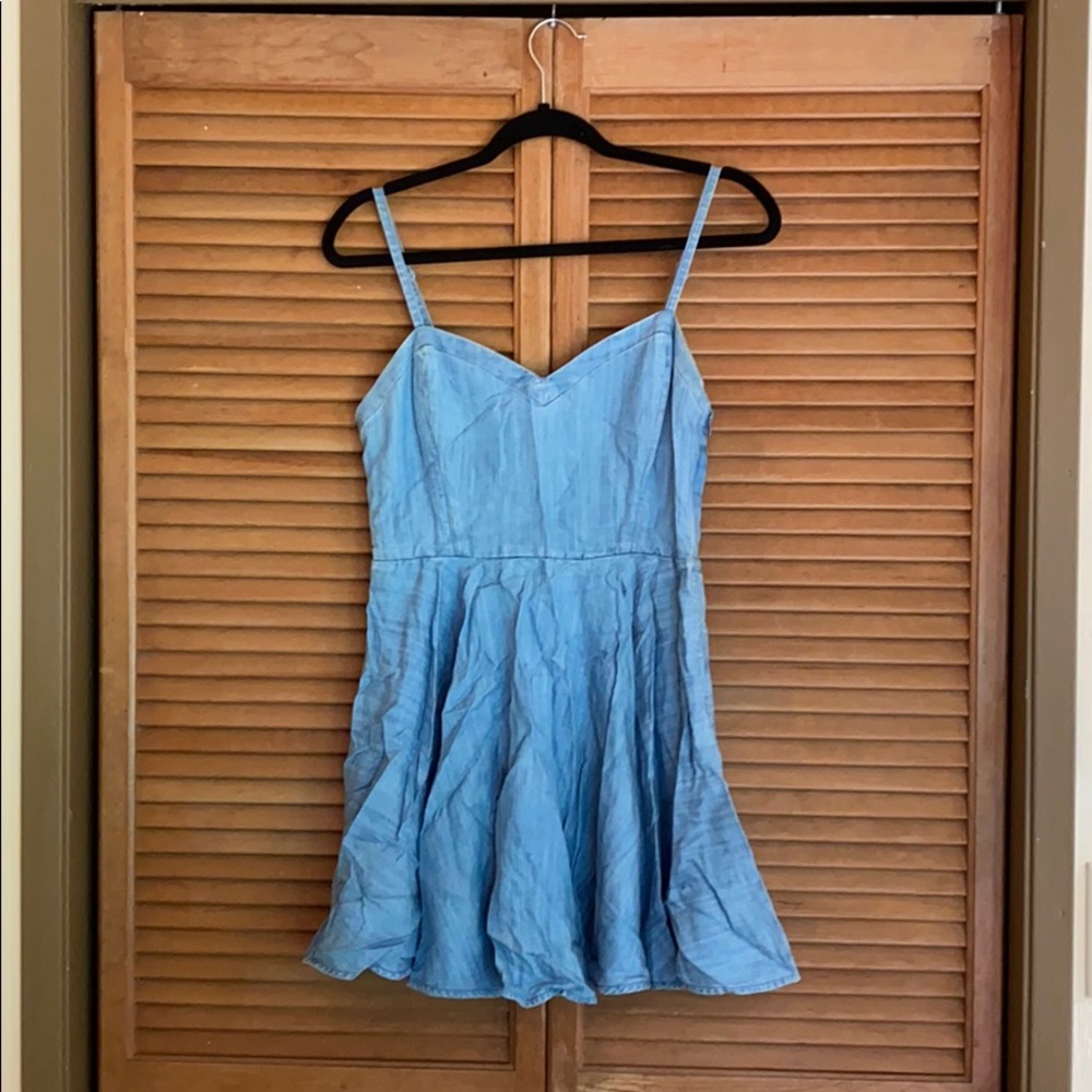 Aritzia Talula Chambray Dress
